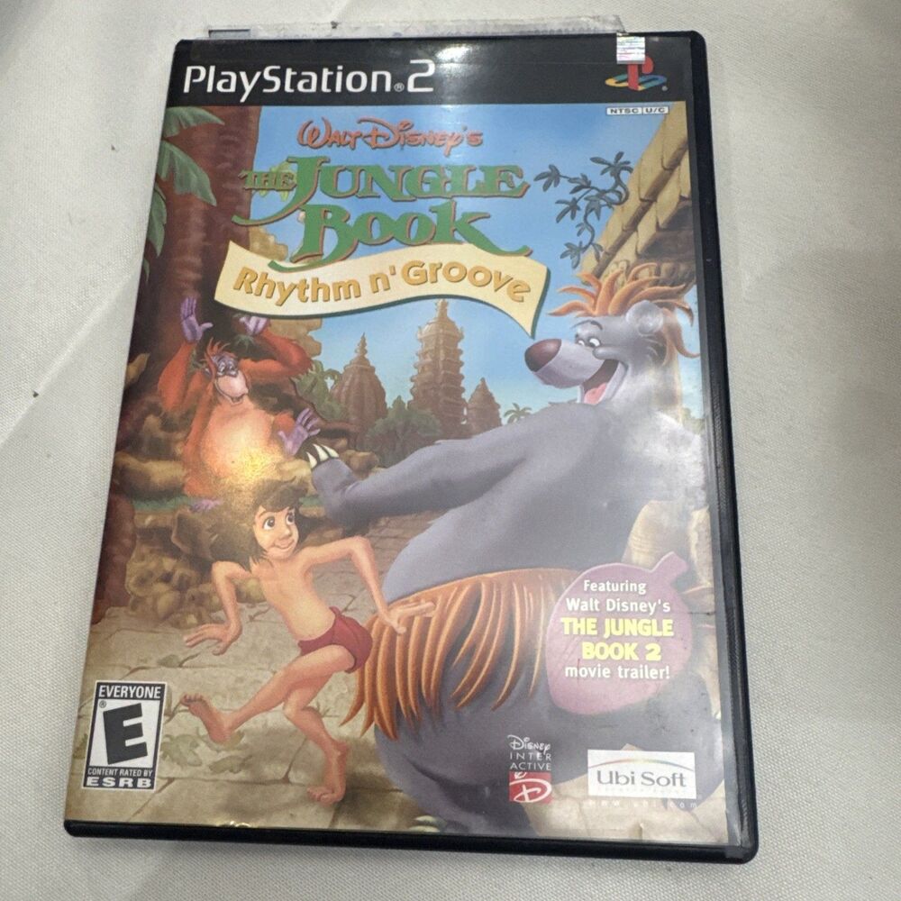 Jungle Book Rhythm N Groove - Sony Playstation 2 PS2 Tested Excellent